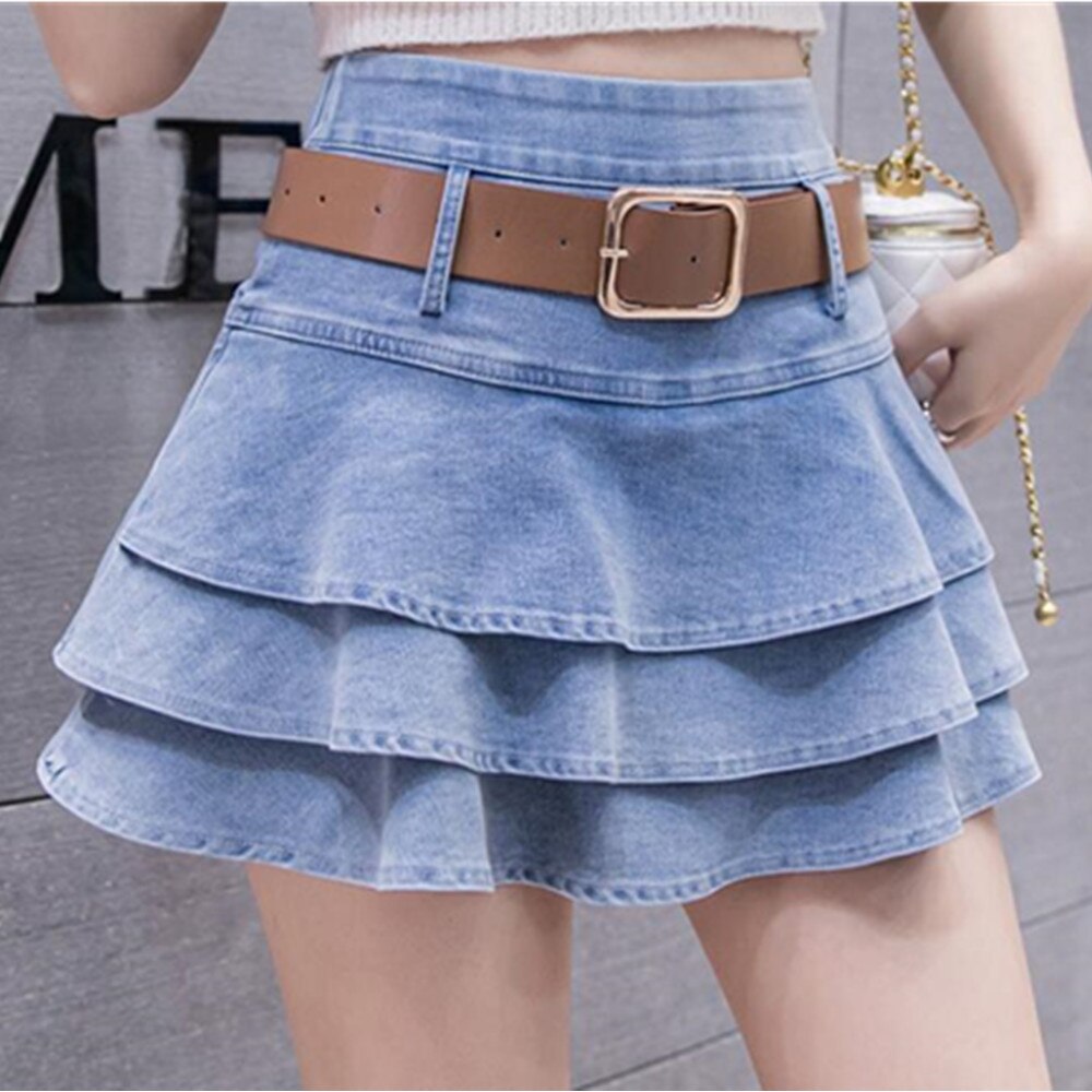 Buy Women Sexy Short Jeans Skirts Y2K Low Waist Bodycon Mini Skirt with  Pockets Aesthetic Vintage Denim Skirt, M Blue, Medium at Amazon.in